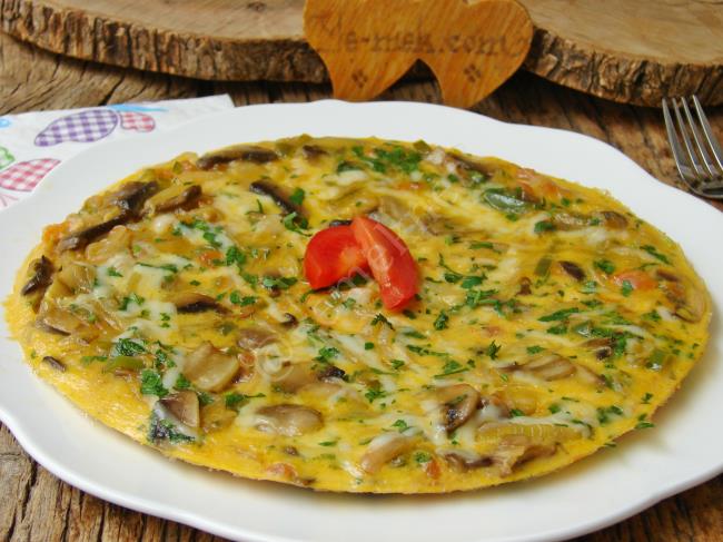 Mantarlı Omlet